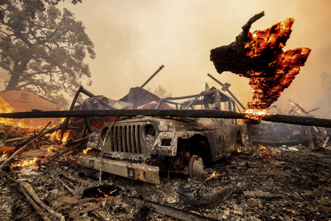 California Firefighters Race Against Returning Winds in Ventura Blaze