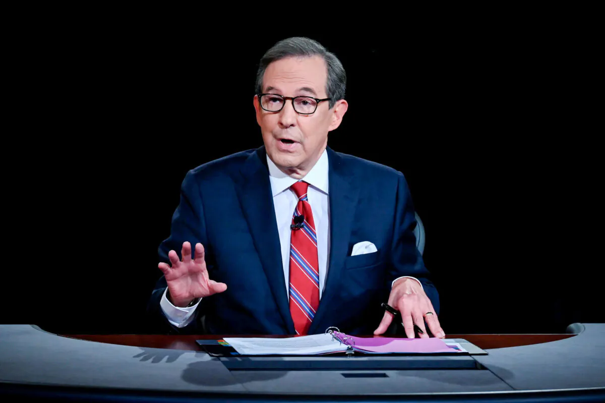 Chris Wallace in Cleveland, Ohio on Sept. 29, 2020. (Olivier Douliery/AP)