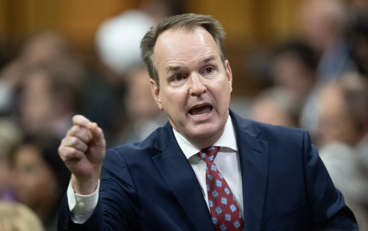 Government House Leader Steve MacKinnon rises during question period in the House of Commons on Oct. 1, 2024, when he was the minister of labour and seniors. (The Canadian Press/Adrian Wyld)