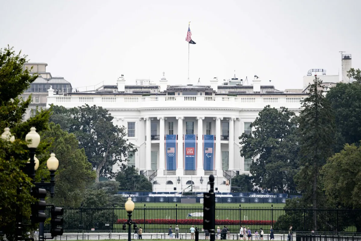 The White House on Sept. 29, 2024. (Madalina Vasiliu/The Epoch Times)