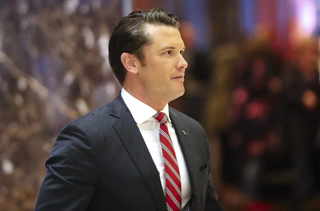Fox News contributor Pete Hegseth arrives at Trump Tower in New York City on Nov. 29, 2016. (Spencer Platt/Getty Images)