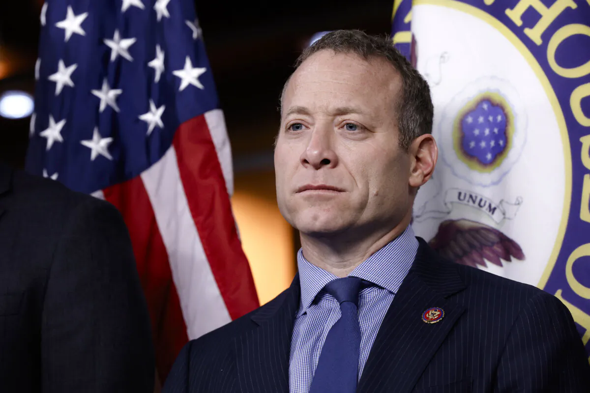 Rep. Josh Gottheimer (D-N.J.) in Washington, in a file image. (Anna Moneymaker/Getty Images)