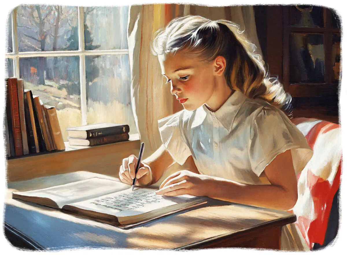 Learning cursive writing is good for the brain and enhances learning. (Biba Kayewich)