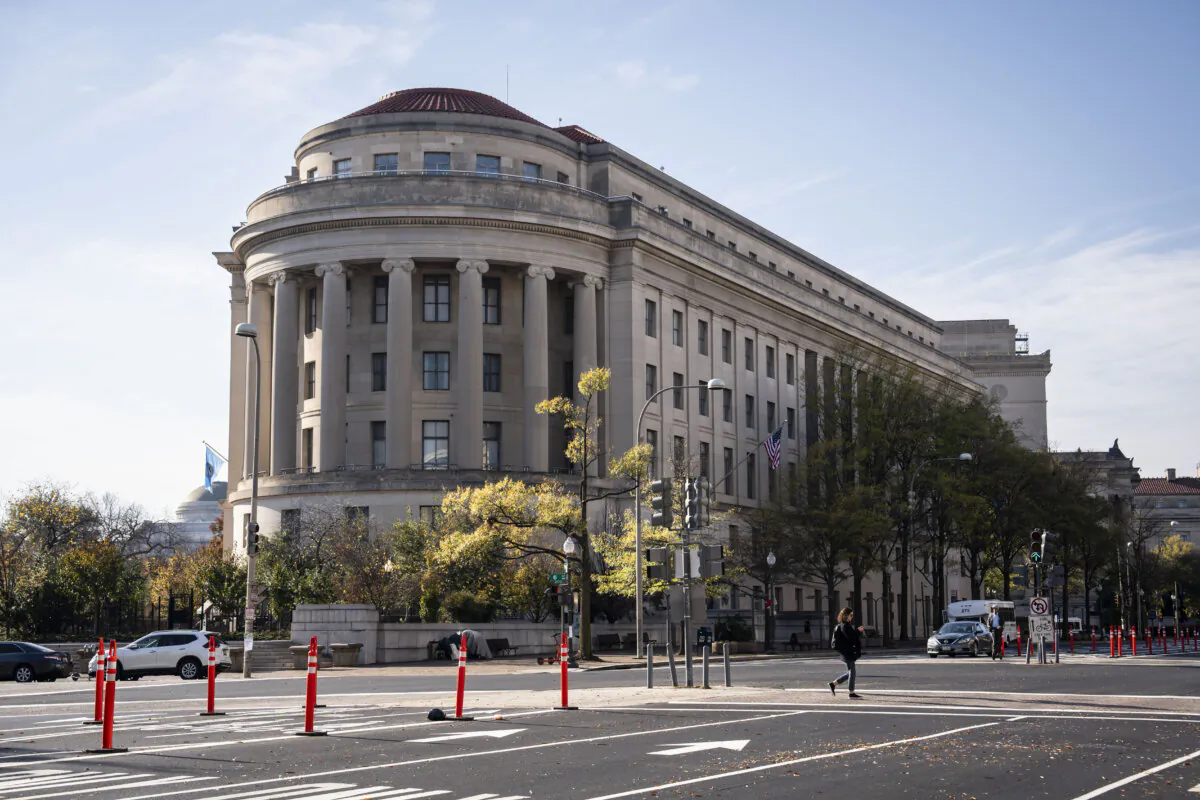 The Federal Trade Commission (FTC) in Washington on Nov. 18, 2024. (Madalina Vasiliu/The Epoch Times)