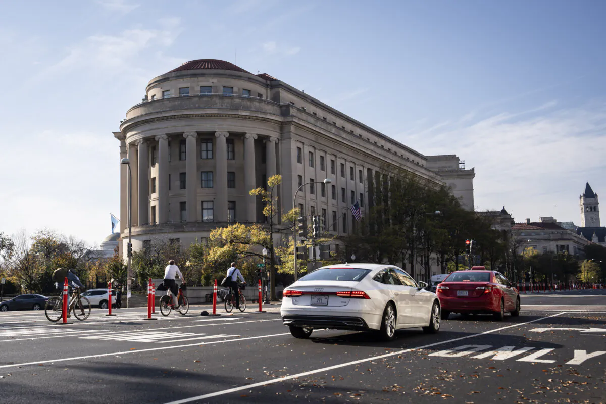 The Federal Trade Commission in Washington on Nov. 18, 2024. (Madalina Vasiliu/The Epoch Times)