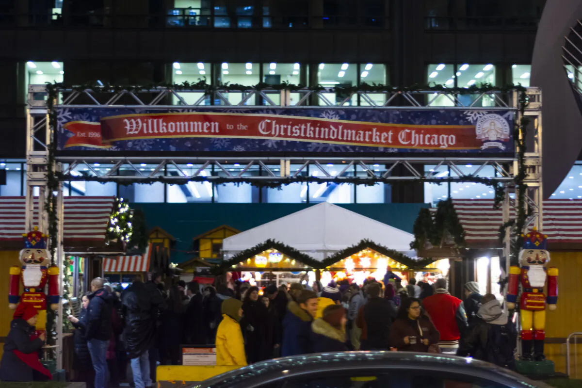 Entrance to the Christkindlmarket in Chicago, Ill. (Dreamstime/TCA)