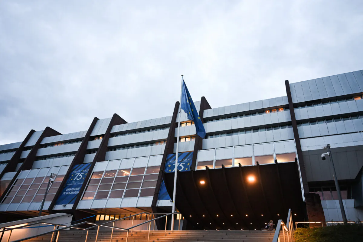 The Council of Europe building in Strasbourg, France, on Oct. 1, 2024.
(Cybulski Mathilde/Hans Lucas via AFP/Getty Images)