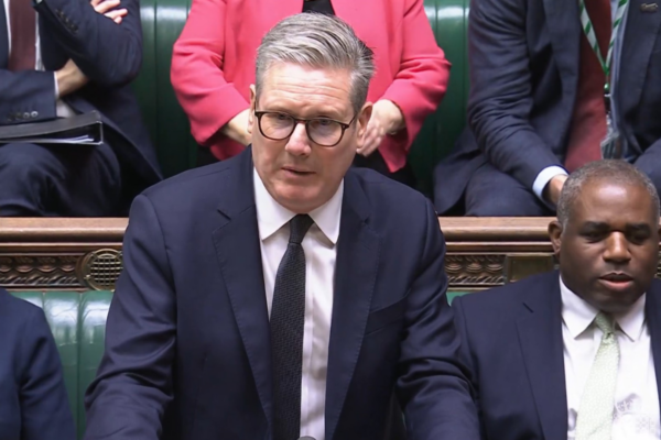 Screen grab of Prime Minister Sir Keir Starmer giving a statement to MPs on the latest situation in Ukraine in the House of Commons, London, England, on Nov. 21, 2024. (House of Commons/UK Parliament/PA Wire) Usage terms:UK PARLIAMENT EDITORIAL USE ONLY. THIS IMAGE MUST NOT BE USED FOR PARTY POLITICAL OR LIGHT ENTERTAINMENT PURPOSES.