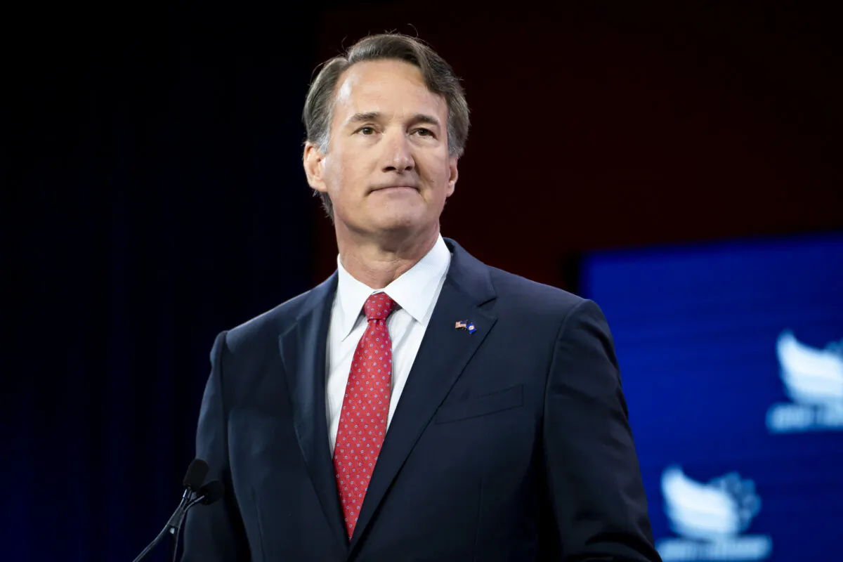 Virginia Gov. Glenn Youngkin speaks at the 2024 Road to Majority Conference in Washington on June 22, 2024. (Madalina Vasiliu/The Epoch Times)