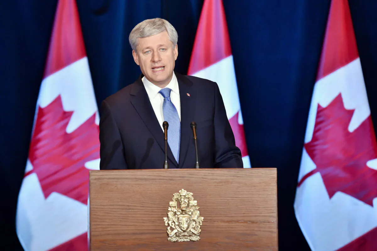 Former Prime Minister Stephen Harper in a file photo. (The Canadian Press/Nathan Denette)