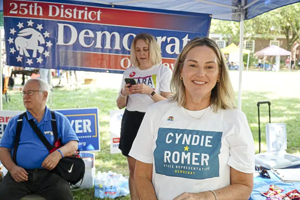 Rep. Cyndie Romer (D-Del) called for raising public awareness of the CCP's forced organ harvesting. (Lily Sun/The Epoch Times)