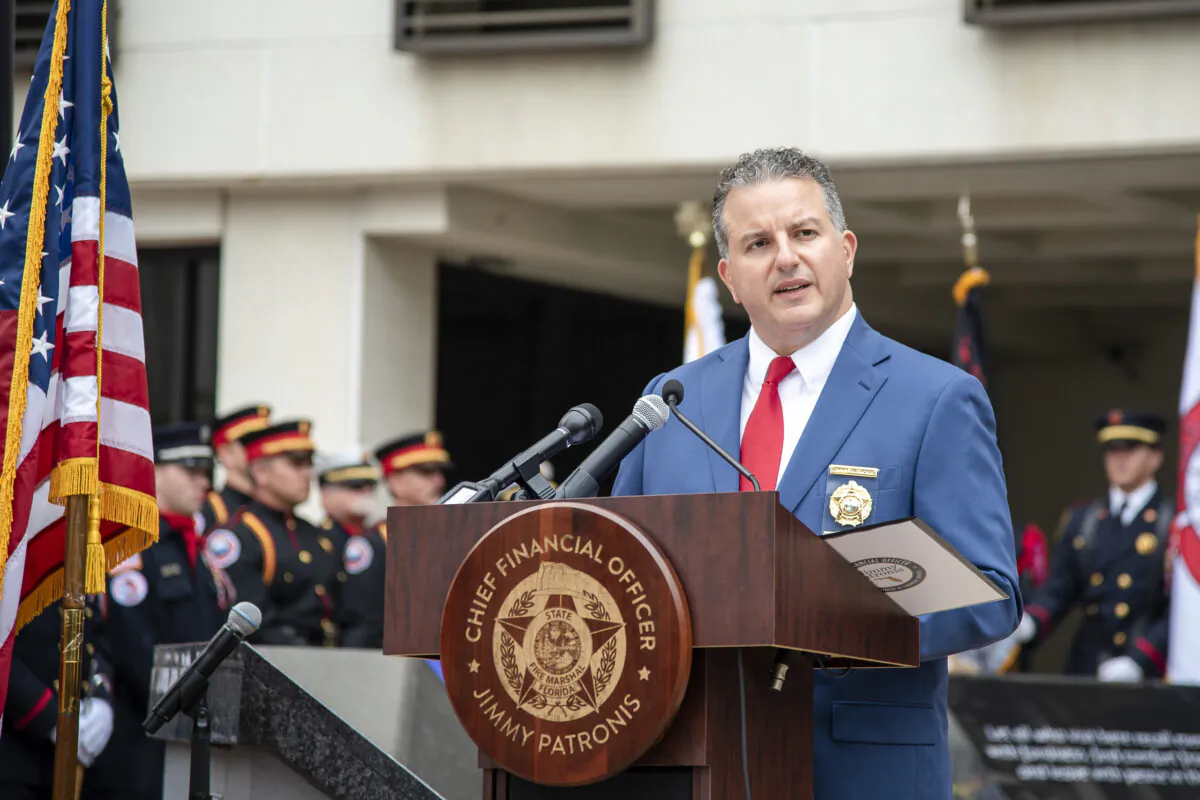 Florida Chief Financial Officer Jimmy Patronis in April 2022. (Courtesy of Jimmy Patronis)