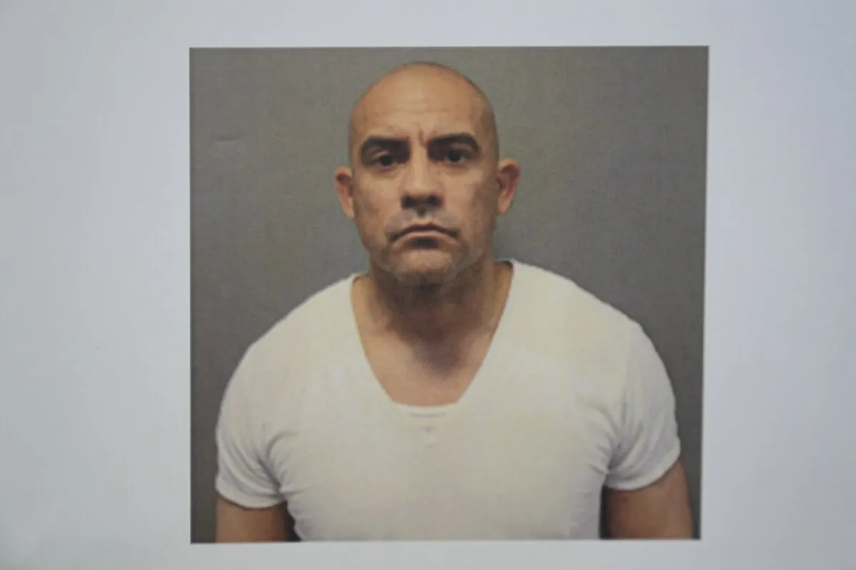 Eduardo Valdivia, an FBI special agent who is accused of sexually assaulting two women, in a mugshot provided by the Montgomery County Police Department on Nov. 26, 2024. (Stephanie Scarbrough/AP)