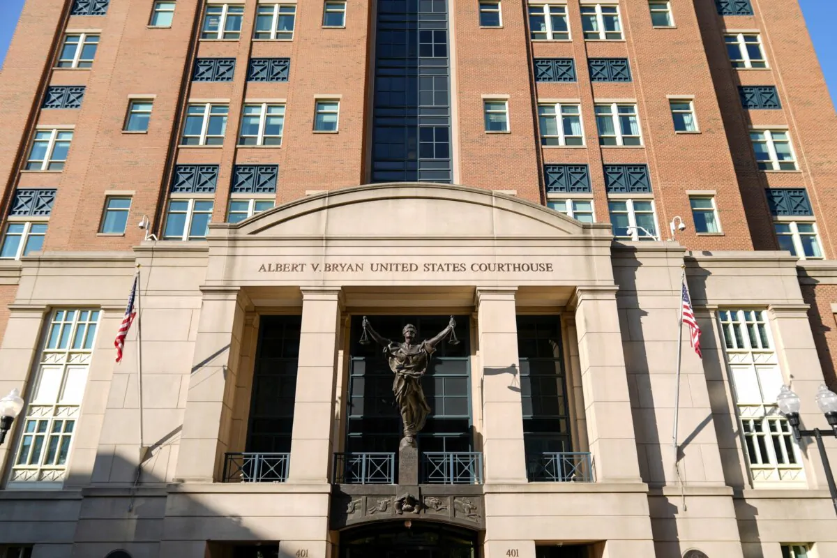 The U.S. District Court for the Eastern District of Virginia in Alexandria, Va., on Sept. 9, 2024. (AP Photo/Stephanie Scarbrough, File)