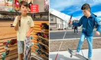 13-Year-Old Boy Doesn’t Let Blindness Stop His Skateboarding: ‘It’s Really Fun’