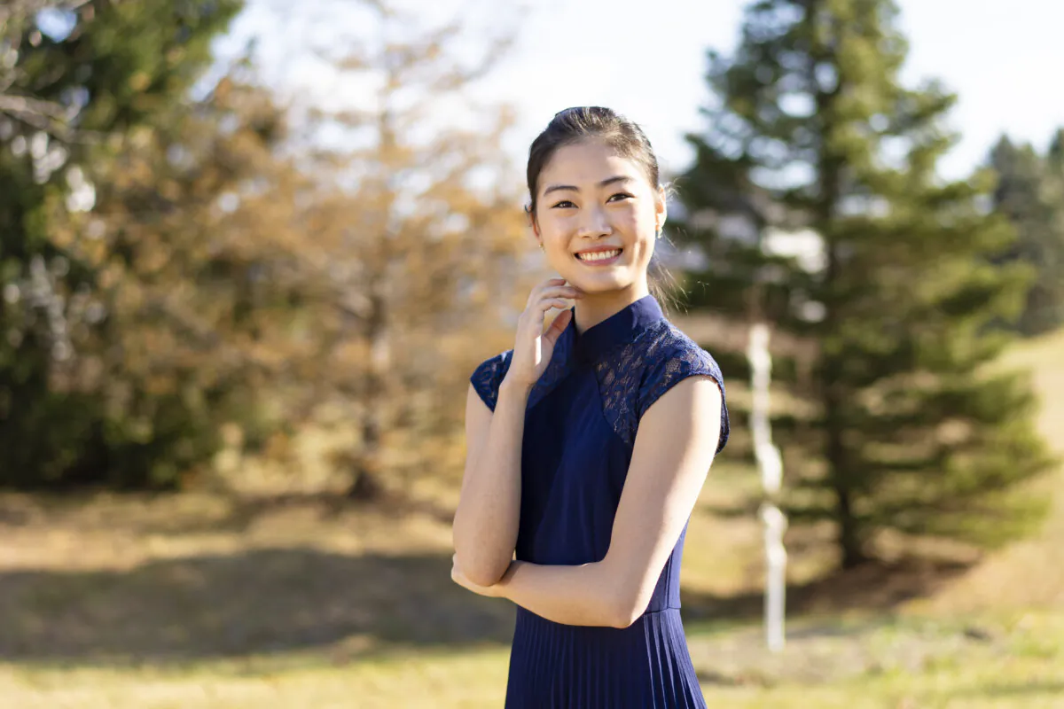 Shindy Cai, dancer with Shen Yun Performing Arts, in Middletown, N.Y., on Nov. 19, 2024. (Samira Bouaou/The Epoch Times)