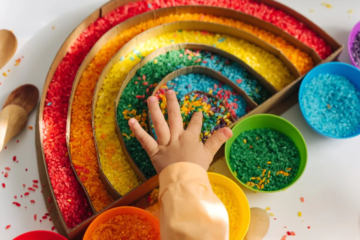Sensory toys are great for a child's development. (Igisheva Maria/Shutterstock)