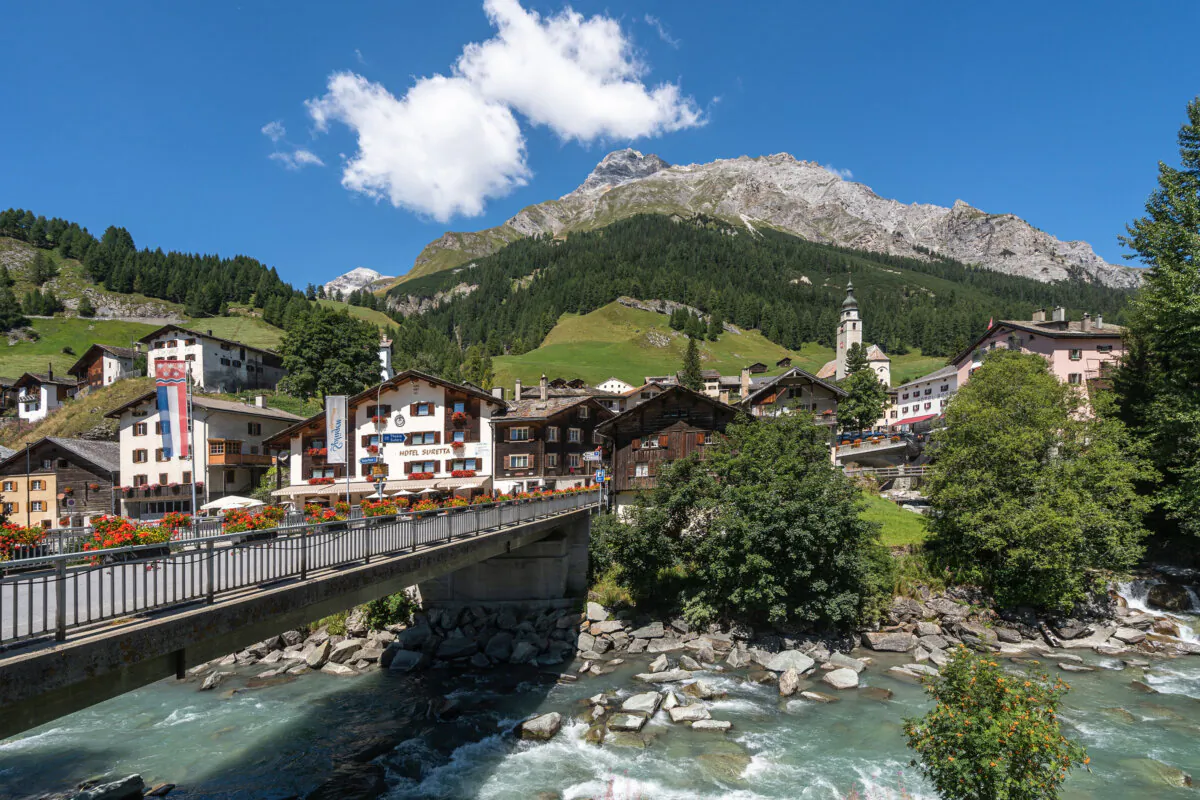 View of Splugen, an alpine village in Canton Grisons in Switzerland. (Wirestock/Dreamstime/TNS)
