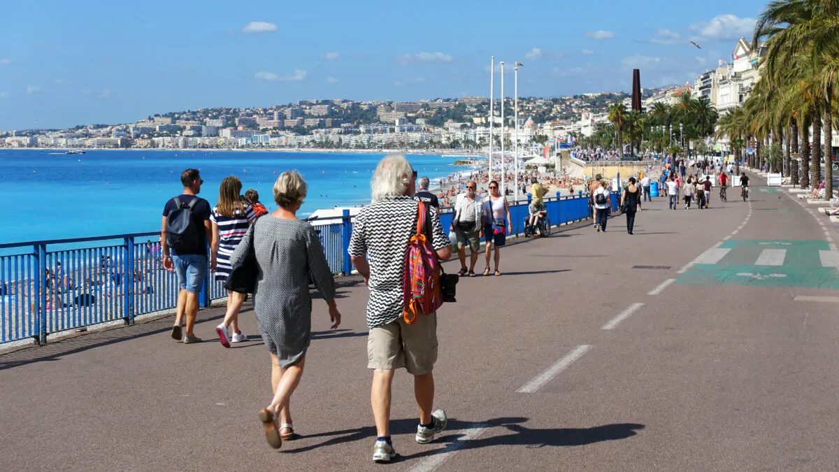 Walk the Promenade des Anglais in Nice, France, to admire the azure Mediterranean and watch Europeans at play. (Rick Steves, Rick Steves' Europe)