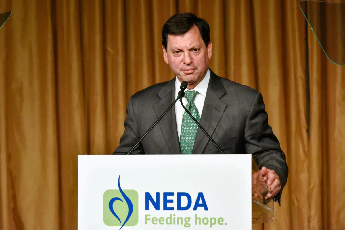 Frank Bisignano speaks onstage during the National Eating Disorder Association's Annual Gala in New York City on April 2, 2019. (Eugene Gologursky/Getty Images for National Eating Disorder Association)
