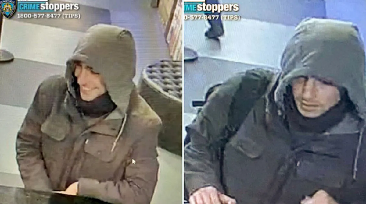 Photos released on Dec. 5, 2024, of a "person of interest" wanted for questioning in the shooting death of UnitedHealthcare CEO Brian Thompson. (NYPD News via The Epoch Times)