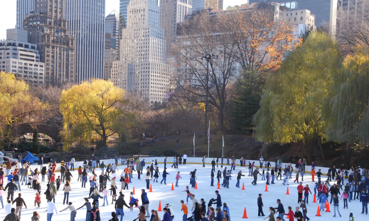 Ice skating in Central Park in New York City. (Dreamstime/TNS)