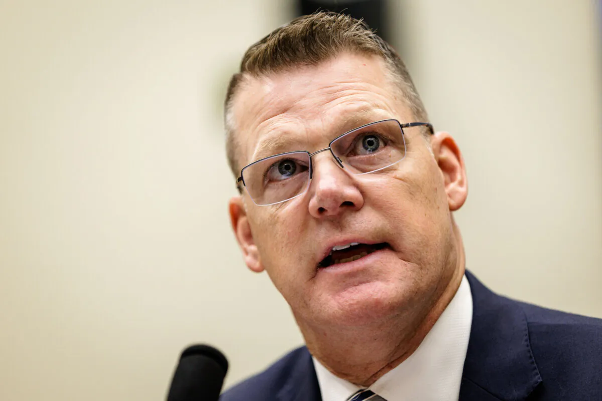 U.S. Secret Service Acting Director Ronald Rowe Jr testifies in Washington on Dec. 5, 2024. (Samuel Corum/Getty Images)