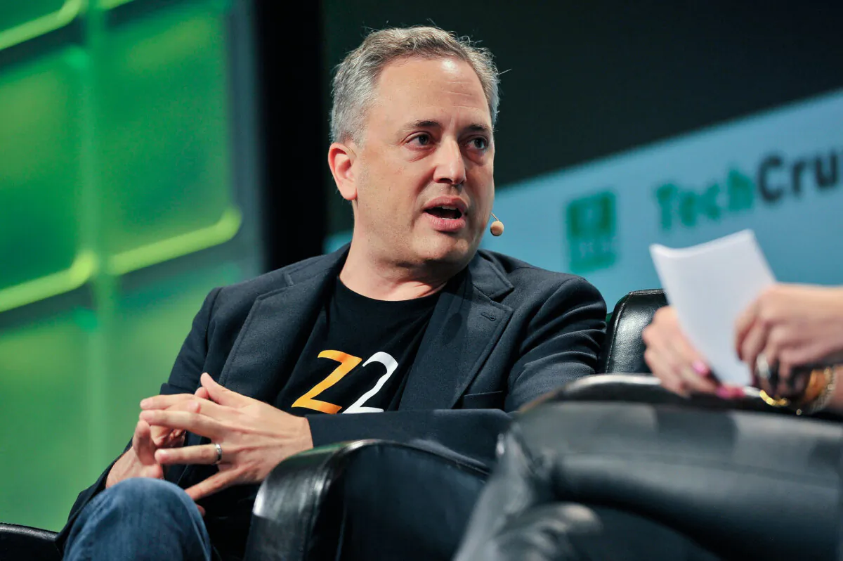 Tech entrepreneur David Sacks speaks onstage during TechCrunch Disrupt SF 2016 at Pier 48 in San Francisco on Sept. 13, 2016. (Steve Jennings/Getty Images for TechCrunch)