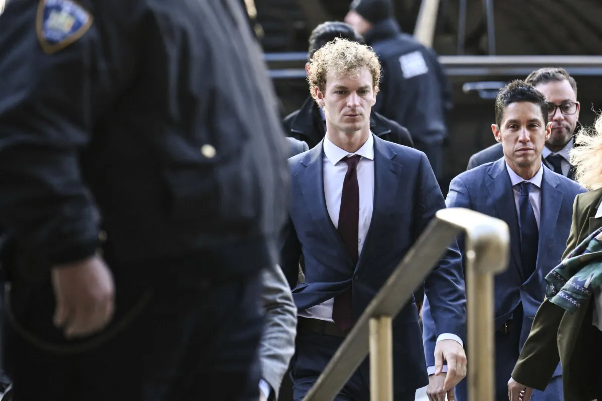 Daniel Penny arrives at Manhattan Criminal Court as the jury deliberates in his manslaughter trial in connection with the chokehold death of Jordan Neely, in New York, on Dec. 6, 2024. (Angela Weiss/AFP via Getty Images)