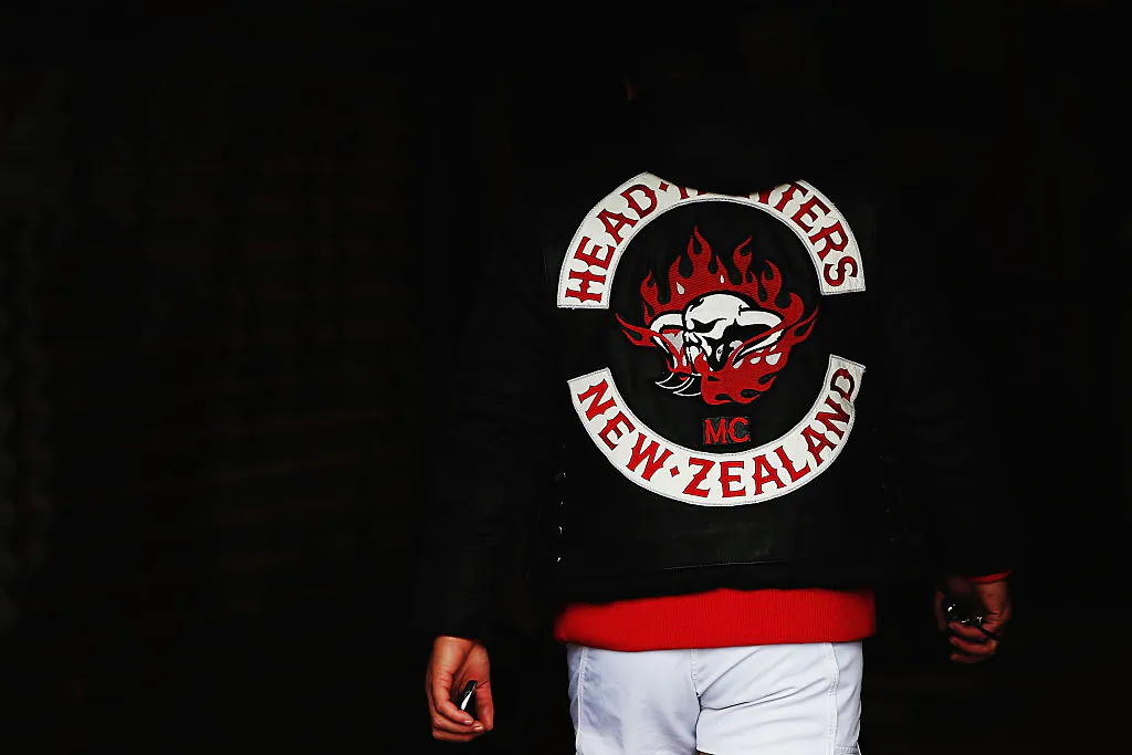 A Head Hunters member. (Hannah Peters/Getty Images)