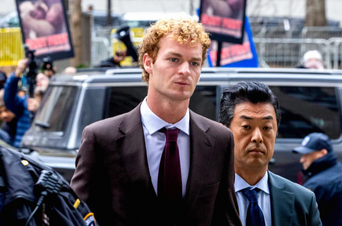 Daniel Penny arrives at the Manhattan Criminal Courthouse in New York City on Dec. 9, 2024. (Alex Kent/Getty Images)