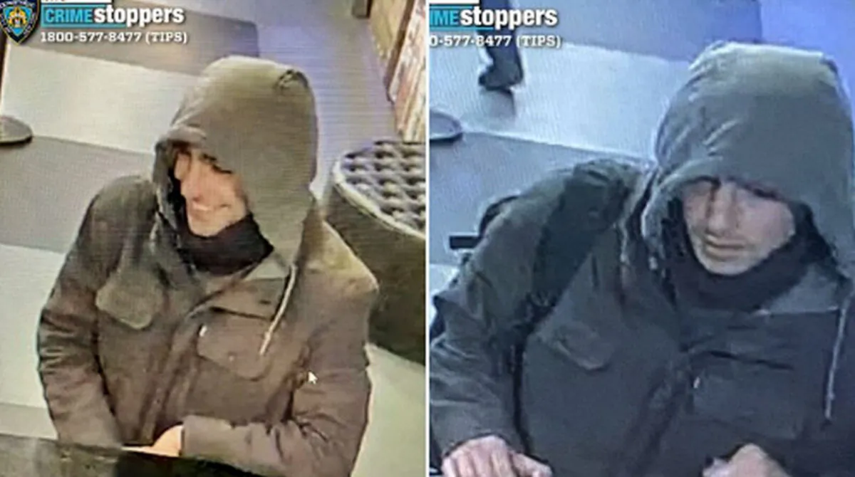 The New York City Police Department on Dec. 5, 2024, released photos of a 'person of interest' wanted for questioning in the shooting death of UnitedHealthcare CEO Brian Thompson a day earlier. (NYPD News via The Epoch Times)