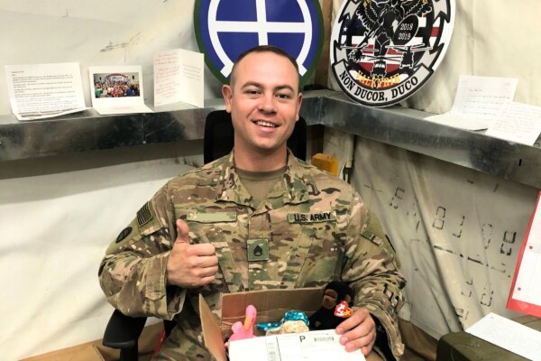 'We're Their Family': Volunteers Assemble Care Packages for Troops, Veterans, and First Responders