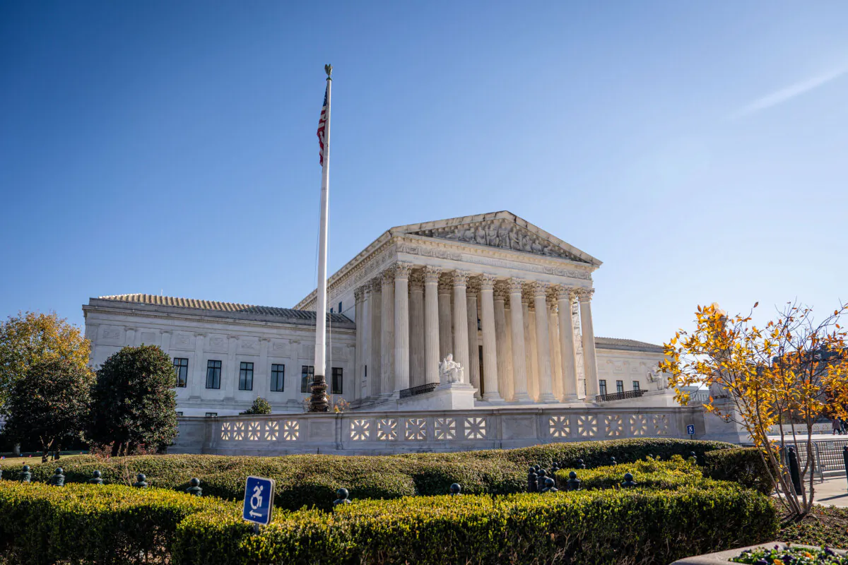 The U.S. Supreme Court in Washington on Dec. 2, 2024. (Madalina Vasiliu/The Epoch Times)