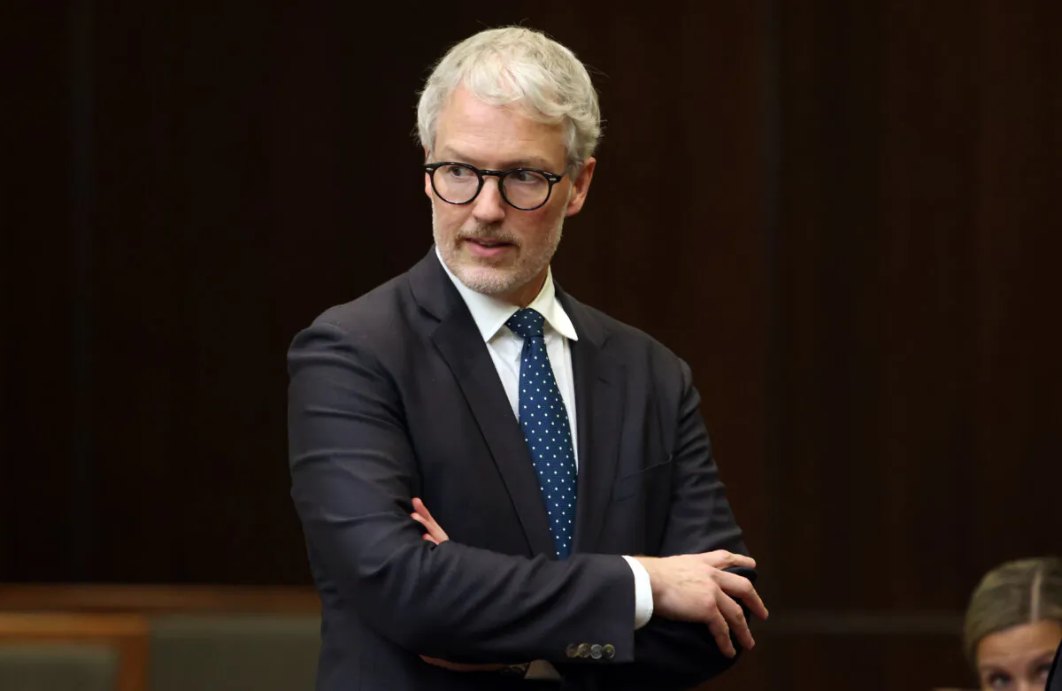 Privacy Commissioner of Canada Philippe Dufresne waits to appear at the Standing Committee on Access to Information, Privacy and Ethics in Ottawa on Nov. 19, 2024. (The Canadian Press/Patrick Doyle)
