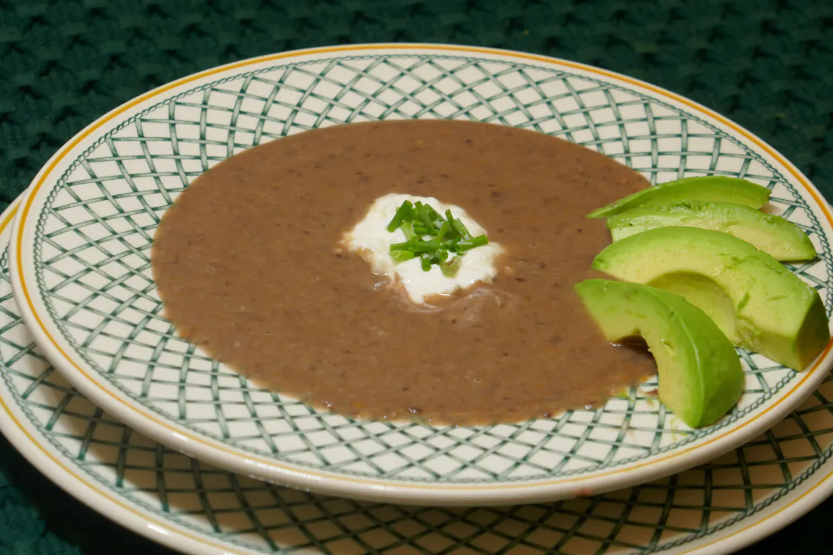 This Black Bean Soup is the answer. It’s a vegetarian meal that’s easy and quick to make. The soup has its roots in Latin America and the Caribbean. Where it is made with dried black beans. I’ve shortened the time by using canned black beans while the addition of spices produces a traditional flavor. (Handout/TNS)