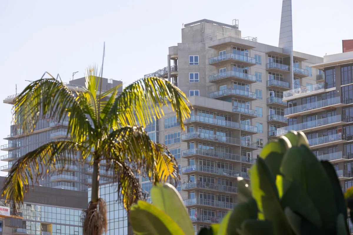 A housing complex in San Diego on Dec. 10, 2024. (John Fredricks/The Epoch Times)