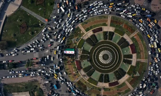 Syrians Gather in Umayyad Square in Damascus