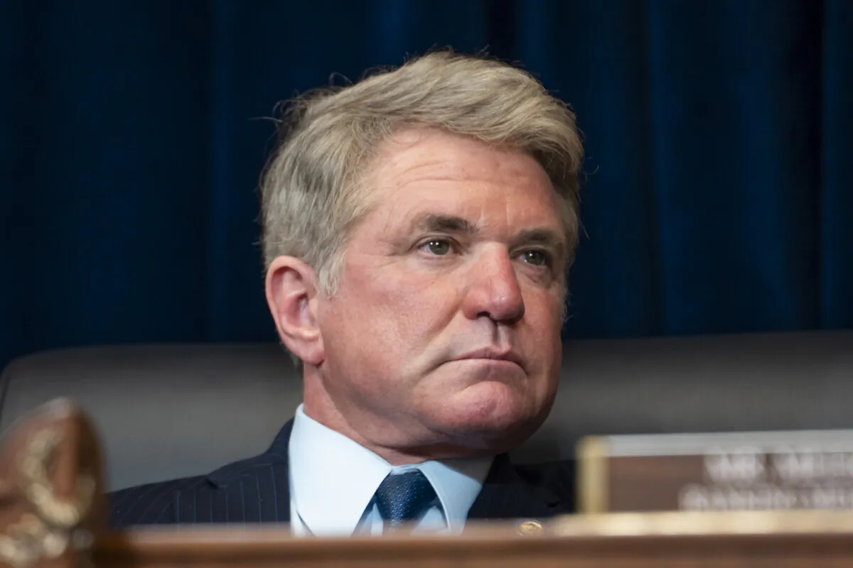 Foreign Affairs Committee Chairman Rep. Michael McCaul (R-Texas) during a hearing on Capitol Hill in Washington on Dec. 11, 2024. (Madalina Vasiliu/The Epoch Times)