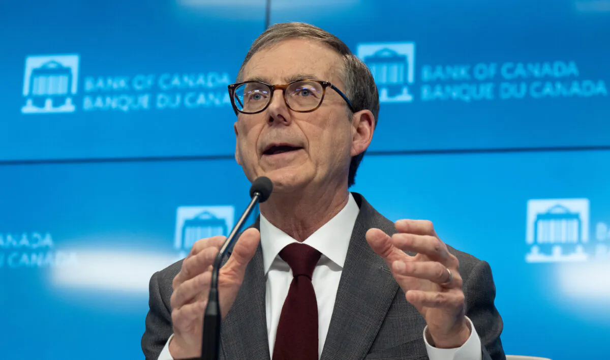 Bank of Canada governor Tiff Macklem speaks at a press conference in Ottawa on Dec. 11, 2024.  (The Canadian Press/Adrian Wyld)