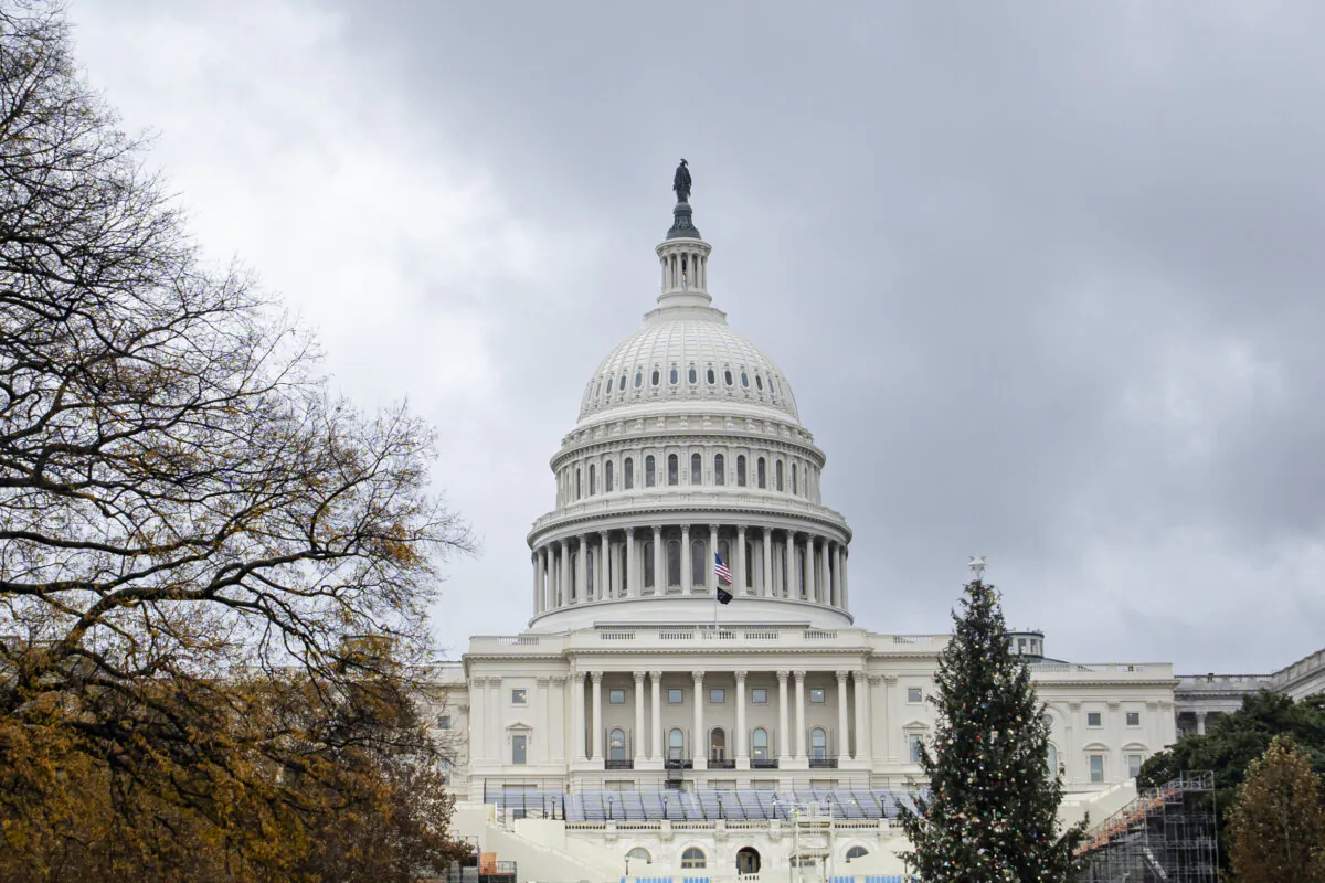 The U.S. Capitol building in Washington on Dec. 11, 2024. (Madalina Vasiliu/The Epoch Times)