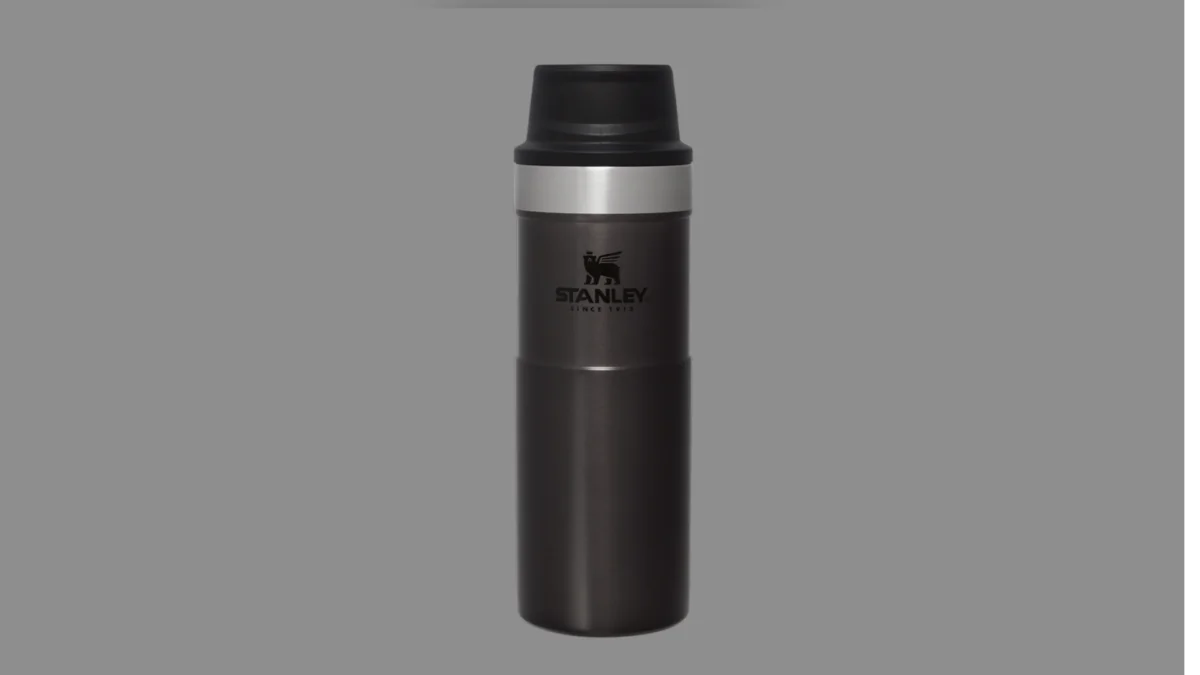 An image of the recalled Stanley Trigger Action travel mug. (Image courtesy of Consumer Product Safety Commission)
