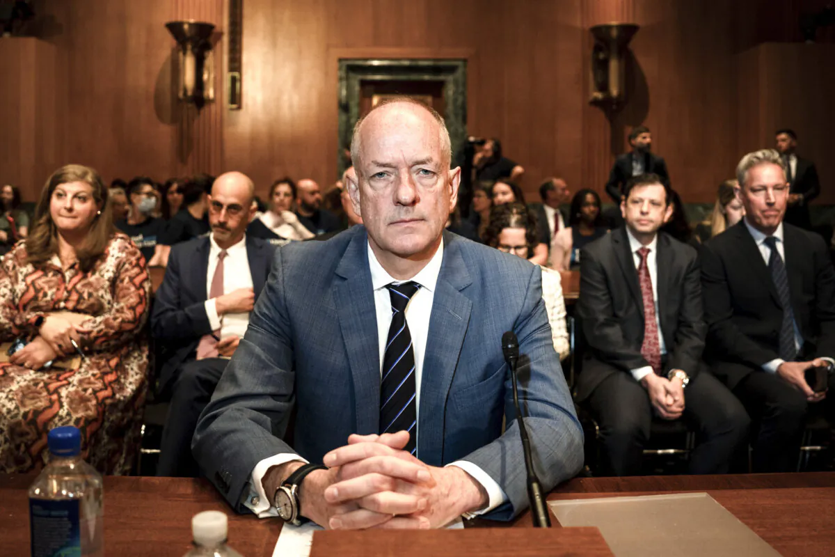 UnitedHealth CEO Andrew Witty on Capitol Hill in Washington on May 1, 2024. (Kent Nishimura/Getty Images)