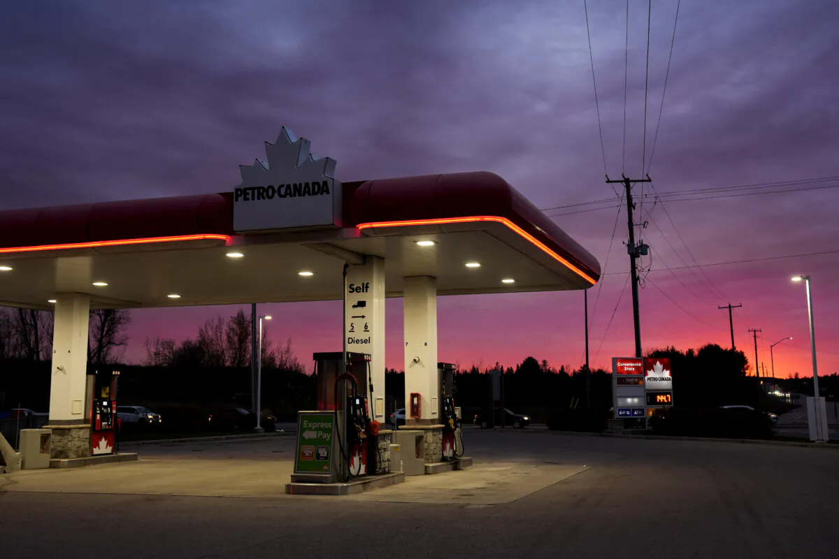 A Petro-Canada gas station is seen in Mulmur, Ont., on Oct. 27, 2024. (The Canadian Press/Chris Young)