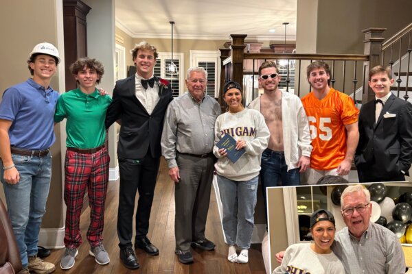 Grandkids Surprise 80-Year-Old Grandpa by Dressing Like Him From Different Eras of His Life: VIDEO