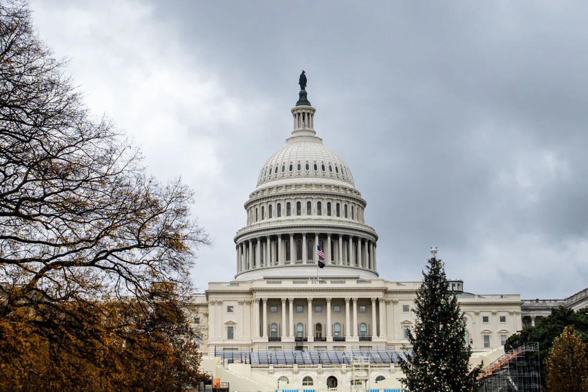 The U.S. Capitol building in Washington on Dec. 11, 2024. (Madalina Vasiliu/The Epoch Times)