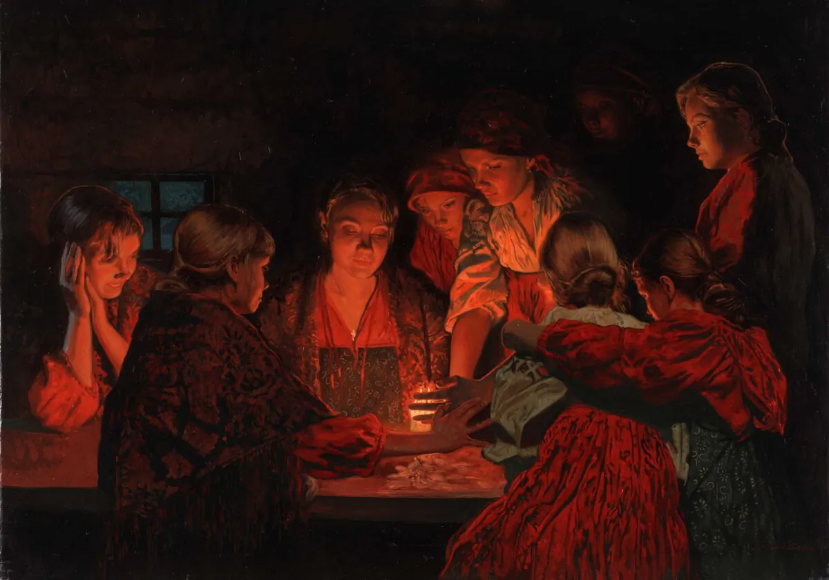 “Christmas Divination,” 2008, by Simon Kozhin. Foundation "Cultural Heritage," St. Petersburg, Russia. Slightly cropped. (Simon Kozhin/CC BY-SA 3.0)