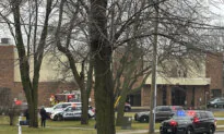 Street Scene Where School Shooting Took Place in Madison, Wisconsin