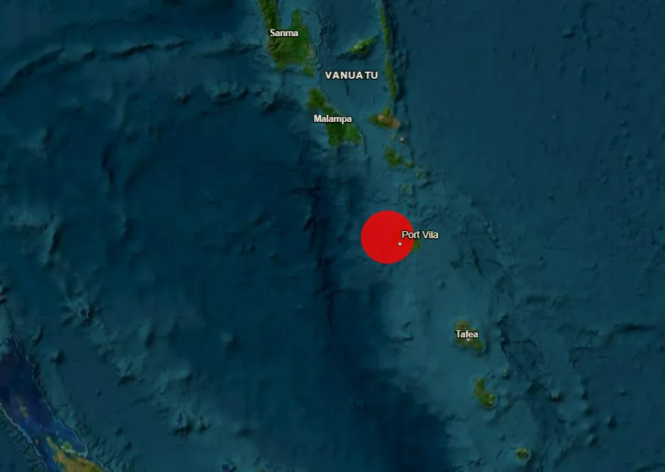 Australian authorities say there is no risk of a tsunami on Australia's coastlines. Image: Geoscience Australia
