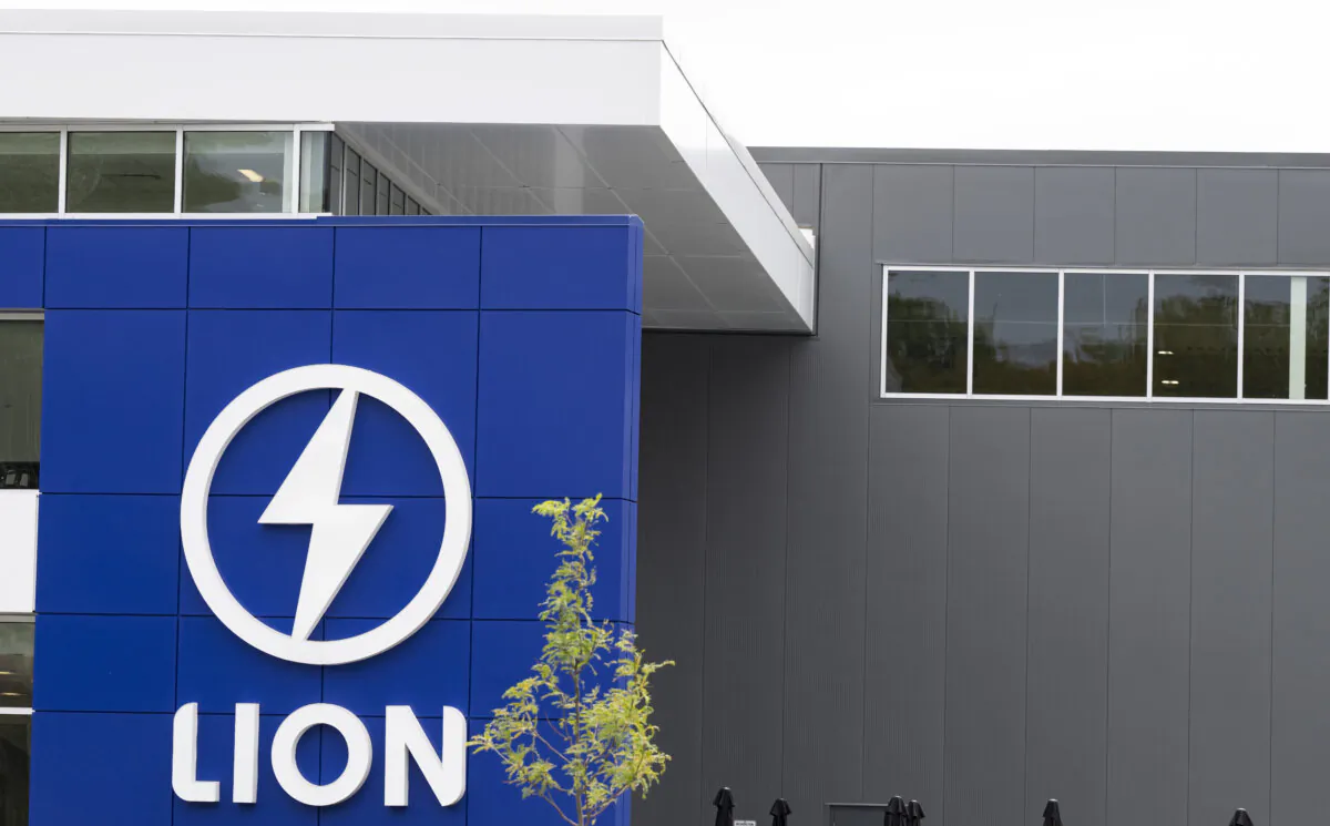 Lion Electric Co.'s lithium-ion battery manufacturing facility is shown in Mirabel, Que., on Sept. 14, 2023. (The Canadian Press/Christinne Muschi) 